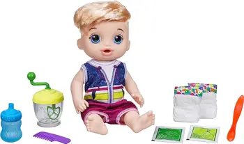 Hasbro Baby Alive Dulce Linguri Băiat Blond Copil Băiat Papusa Cadouri Model De Jucărie Anime Cifre Colecta Ornamente