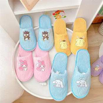 Hello Kitty Papuci De Interior Sanrio Kawaii Melodia Mea Kuromi Anime Desene Animate Drăguț Elev Acasă Pantofi Antiderapant Portabil Cadou, Fată, Jucărie