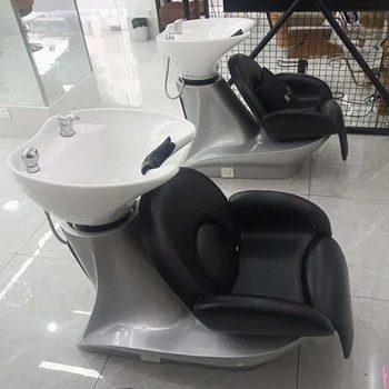 Hotsale mobilier salon se spală unități utilizate echipamente de frumusete sampon pat spălare sampon scaune