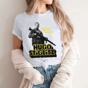 HUGO STIGLITZ ESTE UN NENOROCIT O Guler Tricou Inglourious Basterds Aldo Raine Tesatura de Originale Tricou Femeie Individualitatea Vânzare Mare