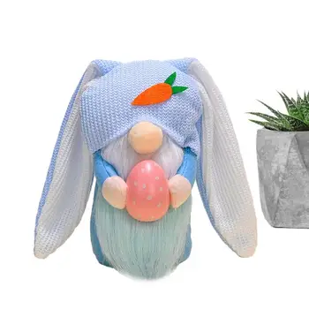 Iepurașul De Paște Gnome Primăvară Decoratiuni De Paste Gnome Iepuras De Plus Cu Ou De Paști Decoratiuni Iepure Păpuși Cadouri De Paști Pentru Copii