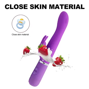 Iepure G-Spot Vibrator pentru Femei Biberon Stimulator Clitoris 8 Rapid Secunde la Orgasm Deget în Formă de Vibrații Jucarii Sexuale pentru Adulți