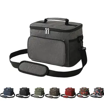 Izolat Cooler Bag 10L Pliabil rezistent la apa Sac Picnic Pliabil Rece Geantă Cu mânere Pentru Camping, Picnic