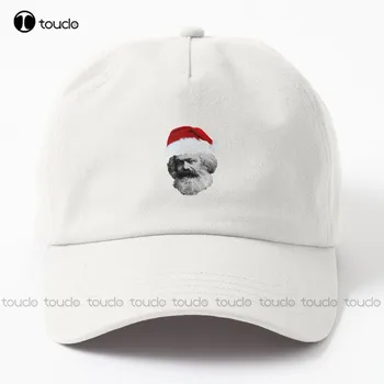 Karl Marx Poartă Pălărie De Crăciun Tatăl Hat Mens Capace Confortabile, Cele Mai Bune Fete De Sport Denim De Bumbac Culoare Denim Capace Harajuku Desene Animate