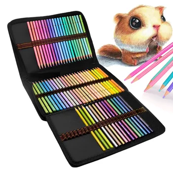 kemila 50 de Culori Macaron Ulei Set de Colorat Creion 2B to12B 14Pcs Sketch pen set Desen Design de Artă Elev de Școală de Artă