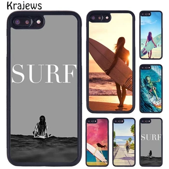Krajews FATA SURF SURF BEACH Telefon Caz Pentru iPhone 14 X XR XS 11 12 13 Pro MAX 5 6 7 8 Plus Samsung S21 S22 Ultra