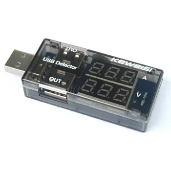 KWS-10VA Dublă Ieșire USB Tester Digital Voltmetru Ampermetru USB Charger Doctor Curent Tensiune Volt Metru Detector de LED-uri de Afișare