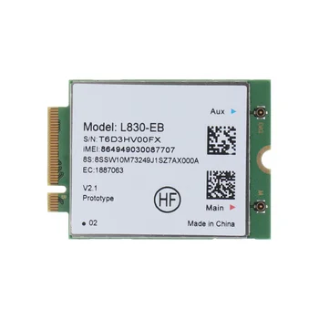 L830-EB 4G Wi-Fi Card de Module pentru Thinkpad X280 T480 T580 P52S L480 L580 T490 T590 P53S T490S X390 L490 L590 FRU 01AX761