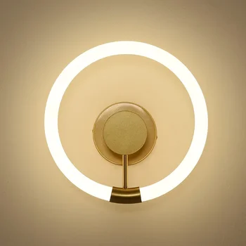 LED Nordic Acrilice Lampă de Perete Dormitor Noptieră Lumina de Perete Creative Culoar Living Decorul Camerei Sconces Simplu Acasă Decoruri de Iluminat бра