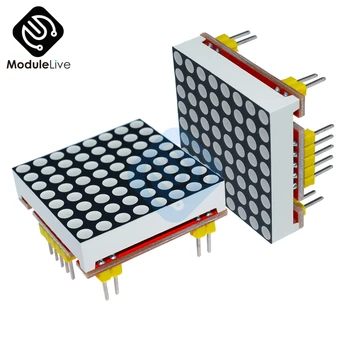 LED-ul roșu Dot MAX7219 Matrice Catod Comun Microcontroler Modulul de Afișare de Control 5V/3,3 V LED-uri de Matrice 8x8 8*8 8 x 8 Arduino