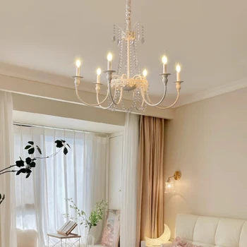 Lumina de lux living candelabru, high-end American atmosfera, lumanari decorative lampă, antic, dormitor, sufragerie