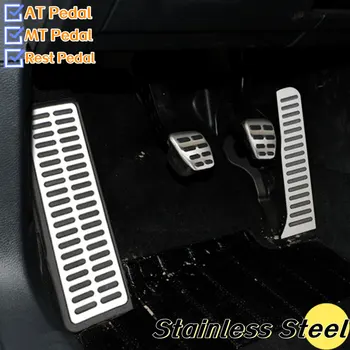 Masina LHD Pedale de Picior Restul Pedala de Acoperire Kit pentru Volkswagen VW Golf 5 6 MK5 MK6, Scirocco, Tiguan pentru Skoda Octavia A5 Accesorii