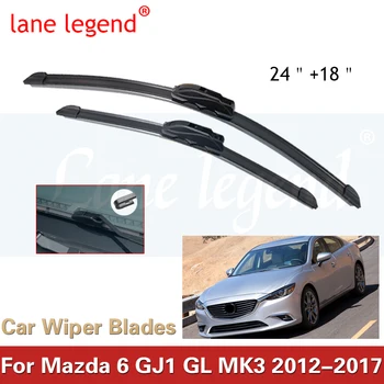 Masina Ștergătorului Față Ștergător Lame Pentru Mazda 6 GJ1 GL MK3 2012 - 2017 Parbriz Parbriz Curat Fereastră Mașină de Ploaie Perii de 24