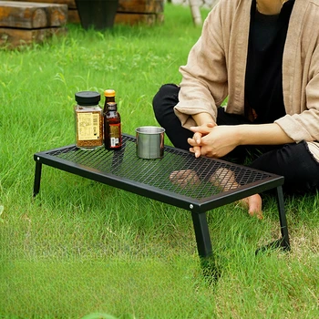 Masă pliantă în aer liber camping portabil impermeabil grătar de călătorie de călătorie portabil portabil masă pliantă