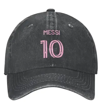 Messis Fotbal Trucker Hat de Moda Tinuta Dificultate Denim Spălat Fotbal 10 Messied Soare Capac pentru Bărbați programe de Antrenament pentru Femei Capace Pălărie