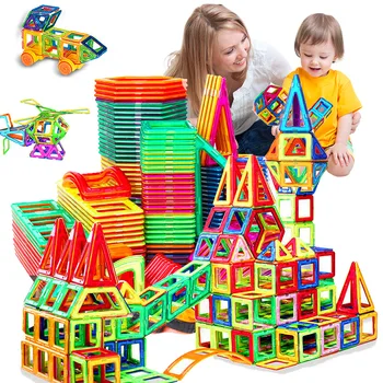 Mini Dimensiune Magnetice Blocuri Magneți Blocuri Pentru Copii Designer De Constructie Seturi De Jucării De Crăciun Cadouri Jucarii Pentru Copii
