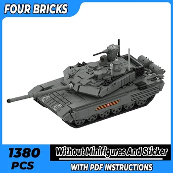 Moc Cărămizi de Construcție Modelul Militar 1:35-T-90 Tanc Principal de Luptă Tehnologie Blocuri Modulare Cadouri de Crăciun, Jucării DIY Seturi de Asamblare