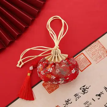Model Floare Decor Agățat Mai Multe Culori Gol Plic Pungă Pungă Stil Chinezesc Sac De Depozitare Bijuterii Femei Geanta