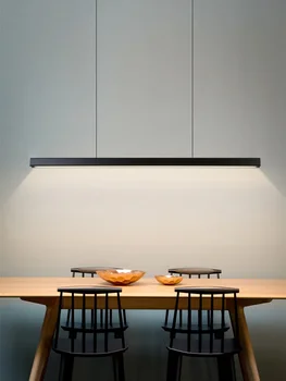 Modern Designer Sala de Mese Candelabru Simplu, Masa de Bar Lampa Minimalist Condus Timp de Birouri High-end Acasă Decor Iluminat Fixtur