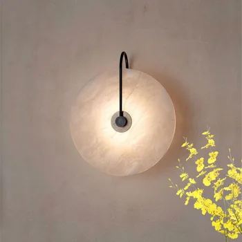 Moderne de Marmură de Perete de Lumină Led-uri Lampă de Noptieră Interior Minimalist Decorative Corpuri de Hoom Decor Habitacion de Iluminat pentru Camera de zi