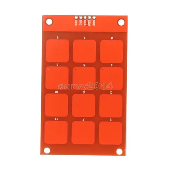 MPR121 Capacitiv Touch Tastatura Scut Modul Sensibil Key Keyboard 3.3 V Logica Pentru Arduino Diy Electronice Diy Kit Pcb Bord