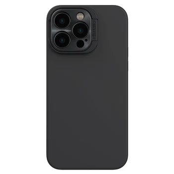 Nillkin pentru iPhone 14 15 Pro Max Lichid de Silicon Caz cu Kickstand Camera Capac Obiectiv Aripa Magnetic Magsafe Caz