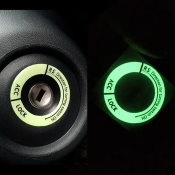 Noapte Luminos Auto Aprindere Cheie Inel Autocolante 3D Decalcomanii Pentru Chevrolet Cruze, Captiva Equinox 