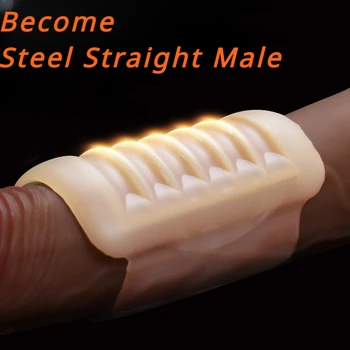 Noi Dick Inel de Blocare Esența Dinti de Lup Set Bărbați Prelungit Timp de Rapel de Masturbare Dispozitiv de Cristal Set Jucării Sexuale, Produse pentru Adulți