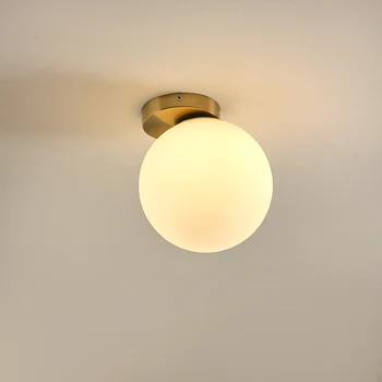 Nordic de Lux CONDUS Nealiniate mingea lampă de Perete camera de zi Metal Moda Modern Minimalist Patul de Perete de lumină Dormitor corp de iluminat