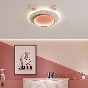 Nordic Moderne Corpuri de Desene animate Drăguț Iepure Balena LED Lampă de Plafon Acasa-aparat pentru Dormitor Decor Camera pentru Copii de Iluminat