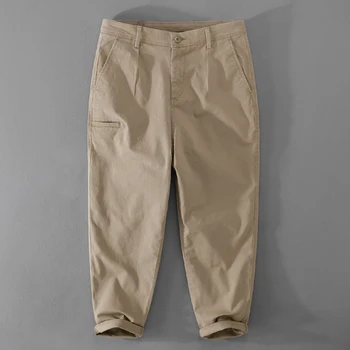 Nou Designer De Primăvară Și De Toamnă Bumbac Brand Pantaloni Pentru Bărbați De Moda Casual Pantaloni 29-36 Dimensiuni Pantalones Hombre Pantalon Homme