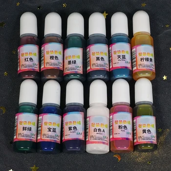 Nou Lichid de Culoare Pigment DIY Cristal Rășină Epoxidică Tonifiere Cerneală Concentrat Rășină Colorant pentru Bijuterii de Luare Meșteșuguri