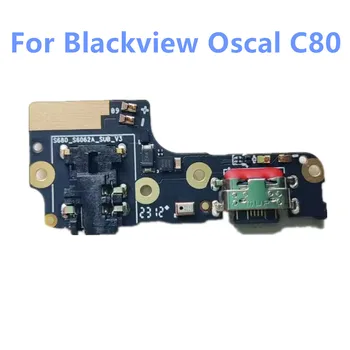 Nou, Original, Pentru Blackview Oscal C80 Smart Mobile Telefon Mobil Bord USB Incarcator Priza Înlocuirea Cu Microfon Jack pentru Căști