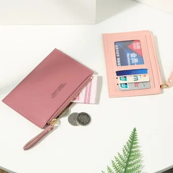 Noua carte de portofel geanta pentru femei geanta simplu moda clasic de culoare solidă fermoar geanta de sex feminin Instagram explozie