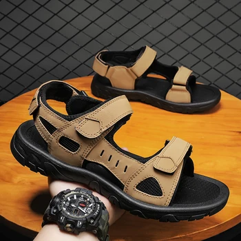 Nouă Bărbați Sandale Brand Clasic Sandale de Vara de sex Masculin în aer liber, Casual, Ușor de Santal Adidași de Moda Incuietoare sandale Sandale