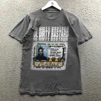Ol' Dirty Bastard De Identificare T-Shirt Mens Mediu M Maneci Scurte Grafic Gri