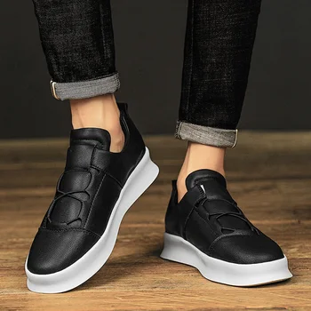 Pantofi pentru barbati Brand de Lux Pantofi Casual din Piele de Înaltă Calitate, de Mers pe jos Adidași Noi de Moda Italian Handmade Designer de Pantofi Sport