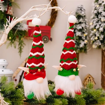 Papusa Ornamente Jucaus Elf Forma Cu Lumina Led-Uri Super-Drăguț Design Luminos Petrecere Decoratiuni Ornamente De Crăciun, Confortabil, Durabil