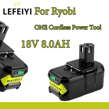 Pentru Baterie Reîncărcabilă pentru Ryobi UNA fără Fir Instrument de Putere 18V 8000 mAh Li-ion BPL1820 P108 P109 P106 P105 P104 P103 RB18L50 RB