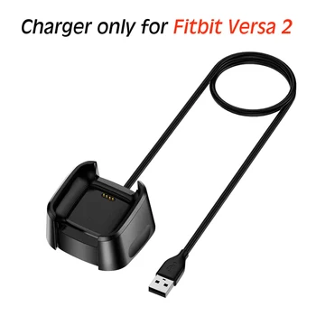 pentru Fitbit-Versa 2 încărcător Cablu (Nu pentru Versa/Versa Lite), Înlocuire Cablu de Încărcare USB Dock Stand pentru 2-Versa