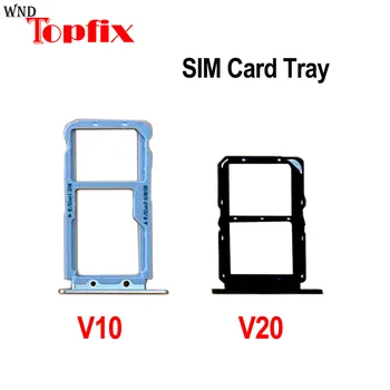 Pentru Huawei Honor Vizualiza 20 Cartelei SIM Tray Carte Tava Titularul Slot Adaptor de Onoare V10 SIM Card Tray Piese de Reparații V20 SIM Tray