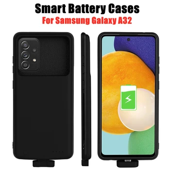 Pentru Samsung Galaxy A32 5G Inteligent Încărcător de Baterie Caz de Încărcare Magnetic Acoperire Pentru Samsung A32 4G Powerbank Schimb baterie de 5000mAh
