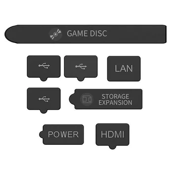 Pentru Xbox Seria X Gaming Accesorii Silicon Praf Mufă USB Găuri Anti-Praf Mufă Praf Net Set