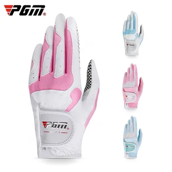 PGM Femei Mănuși de Golf Moale din Microfibra Anti-Alunecare Margele Respirabil Fabrică de Mănuși de Sport în aer liber Protetive Mănuși ST018