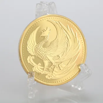 Phoenix Monedă De Aur Japonez Culturii Tradiționale Phoenix Nirvana Monedă Comemorativă Placat Cu Aur Care Doresc Phoenix Monede