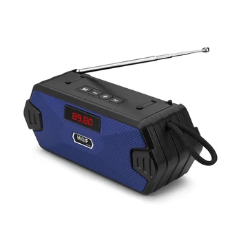 Portabil Bluetooth Mini Subwoofer Suport TF Card USB Difuzor Receptor FM/Radio cu FM Albastru