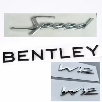 Potrivit pentru Bentley Continental Flying Bentayga Mulsanne Auto portbagaj autocolant viteza W12 V8 V8-urile logo emblema autocolant
