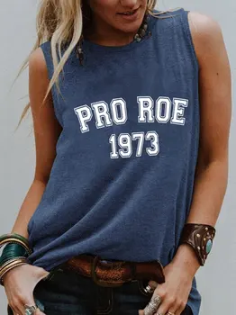 Pro Roe 1973 Pro Alegere fără Mâneci Tricou Corpul Meu, Alegerea Mea Tricou Femei Amuzant Casual de Vara de Top fără Mâneci pentru Femei Tee
