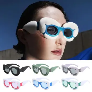 Protecție UV400 Pătrat ochelari de Soare pentru Femei Supradimensionat Brand de Lux de Design Rim Nuante Nor Forma de Ochelari de Soare pentru Femei și Bărbați