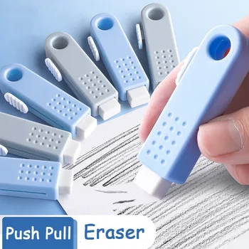 Push Pull Eraser Creative Creion De Cauciuc Pentru Copii Scris De Desen Ștergându-Papetărie, Rechizite Școlare